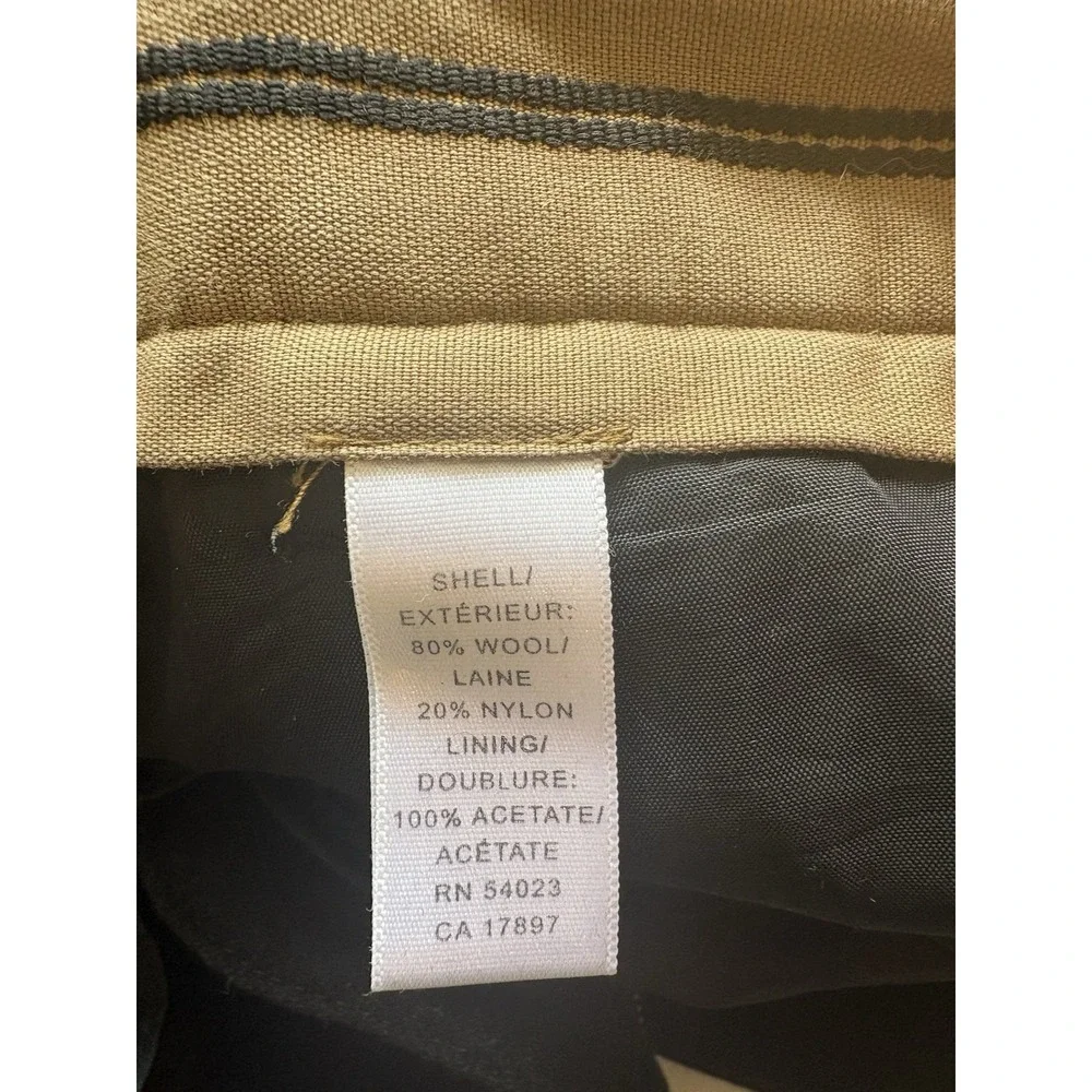 VTG Y2K Banana Republic Mens‎ 36x30 Dress Pants Wool Nylon Military Grunge